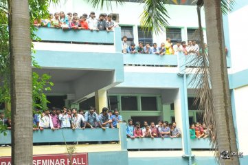 Nene Raju Nene Mantri Movie Team at K L University